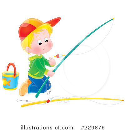 Royalty-Free (RF) Fishing Clipart Illustration by Alex Bannykh - Stock Sample #229876