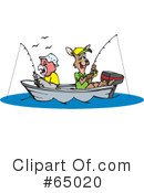Fishing Clipart #65020 by Dennis Holmes Designs
