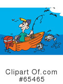 Fishing Clipart #65465 by Dennis Holmes Designs