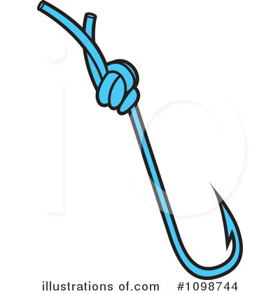 Royalty-Free (RF) Fishing Hook Clipart Illustration by Lal Perera - Stock Sample #1098744
