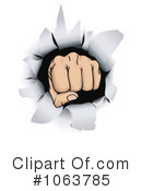 Fist Clipart #1063785 by AtStockIllustration