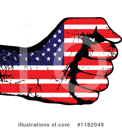 Fist Flag Clipart #1182049 by Andrei Marincas