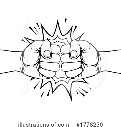 Punching Clipart #1778230 by AtStockIllustration