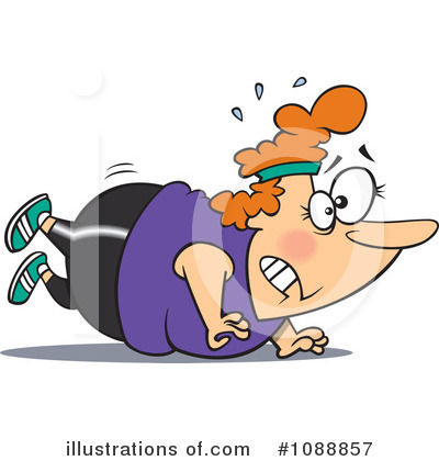 Push Ups Clipart #1088857 by toonaday