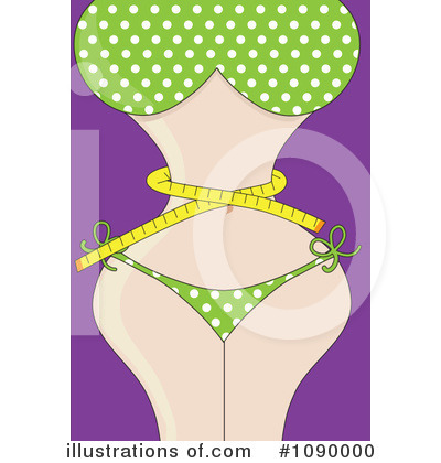 Bikini Clipart #1090000 by Maria Bell