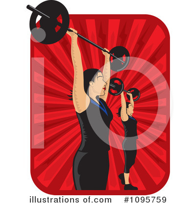 Royalty-Free (RF) Fitness Clipart Illustration by David Rey - Stock Sample #1095759