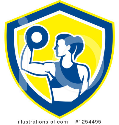Royalty-Free (RF) Fitness Clipart Illustration by patrimonio - Stock Sample #1254495