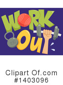 Fitness Clipart #1403096 by BNP Design Studio