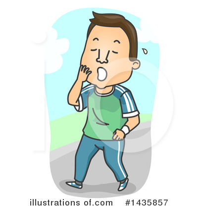 Yawning Clipart #1435857 by BNP Design Studio
