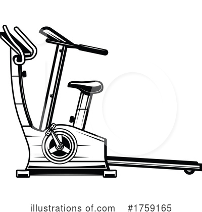 Spin Bike Clipart #1759165 by Vector Tradition SM