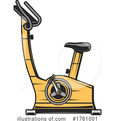 Spin Bike Clipart #1761001 by Vector Tradition SM