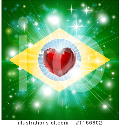 Brazilian Flag Clipart #1166802 by AtStockIllustration