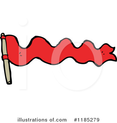 Royalty-Free (RF) Flag Clipart Illustration by lineartestpilot - Stock Sample #1185279
