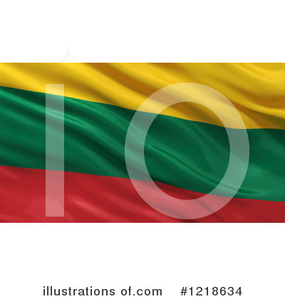 Lithuanian Flag Clipart #1218634 by stockillustrations