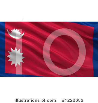 Royalty-Free (RF) Flag Clipart Illustration by stockillustrations - Stock Sample #1222683