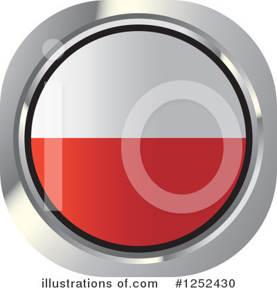 Poland Flag Clipart #1252430 by Lal Perera