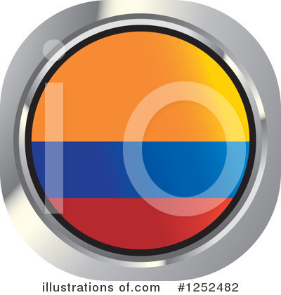 Colombia Flag Clipart #1252482 by Lal Perera