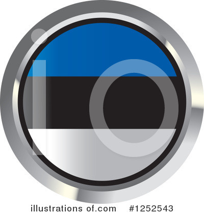 Estonian Flag Clipart #1252543 by Lal Perera