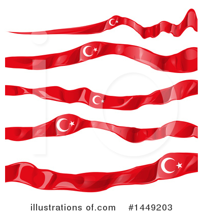 Turkey Flag Clipart #1449203 by Domenico Condello