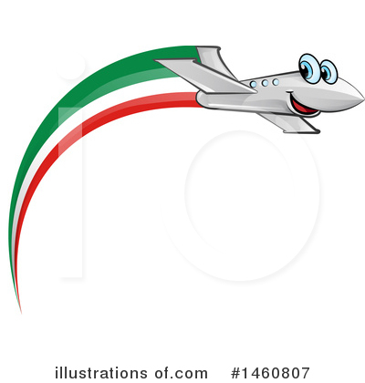 Airplane Clipart #1460807 by Domenico Condello