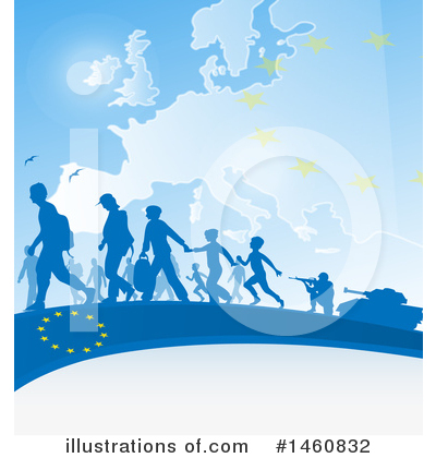Immigration Clipart #1460832 by Domenico Condello