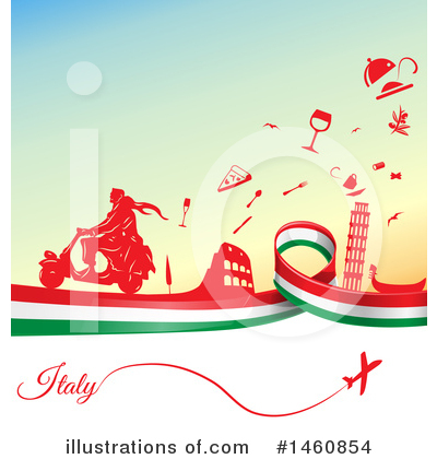 Royalty-Free (RF) Flag Clipart Illustration by Domenico Condello - Stock Sample #1460854