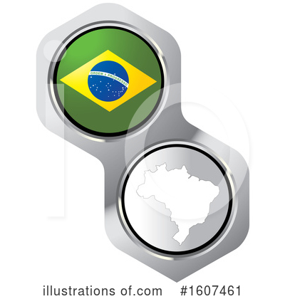 Brazil Flag Clipart #1607461 by Lal Perera
