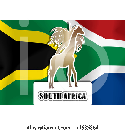 South African Flag Clipart #1685864 by Morphart Creations