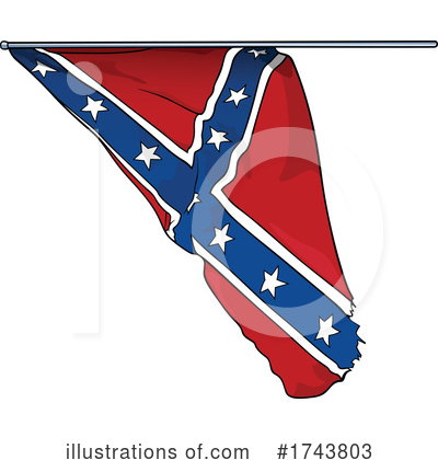 Confederate Flag Clipart #1743803 by dero