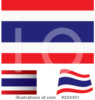 Royalty-Free (RF) Flag Clipart Illustration by michaeltravers - Stock Sample #224451