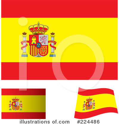 Royalty-Free (RF) Flag Clipart Illustration by michaeltravers - Stock Sample #224486