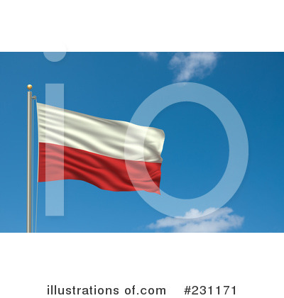 Poland Flag Clipart #231171 by stockillustrations