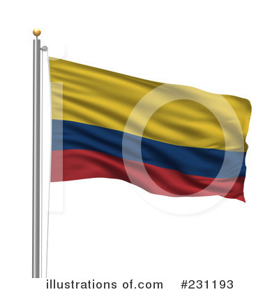 Royalty-Free (RF) Flag Clipart Illustration by stockillustrations - Stock Sample #231193