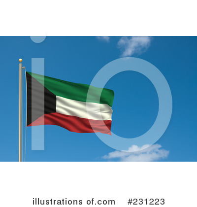 Royalty-Free (RF) Flag Clipart Illustration by stockillustrations - Stock Sample #231223