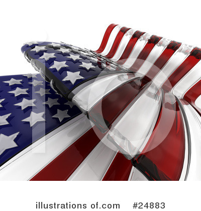 Royalty-Free (RF) Flag Clipart Illustration by KJ Pargeter - Stock Sample #24883