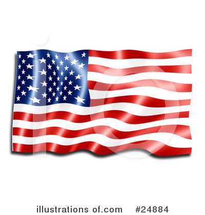 American Flag Clipart #24884 by KJ Pargeter
