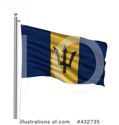 Royalty-Free (RF) Flag Clipart Illustration by stockillustrations - Stock Sample #432735
