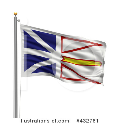 Royalty-Free (RF) Flag Clipart Illustration by stockillustrations - Stock Sample #432781
