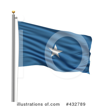 Royalty-Free (RF) Flag Clipart Illustration by stockillustrations - Stock Sample #432789