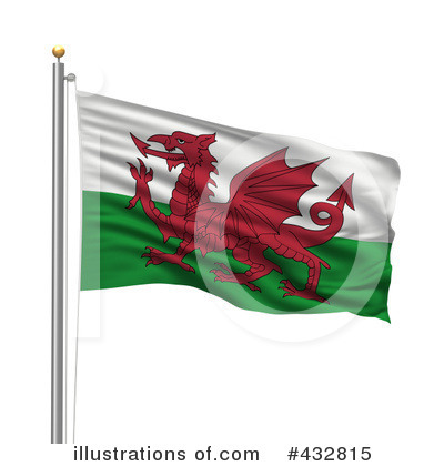 Royalty-Free (RF) Flag Clipart Illustration by stockillustrations - Stock Sample #432815