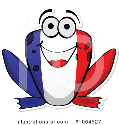 Royalty-Free (RF) Flag Frog Clipart Illustration by Andrei Marincas - Stock Sample #1064527