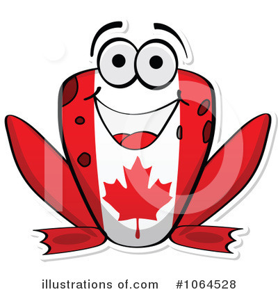 Flag Frog Clipart #1064528 by Andrei Marincas