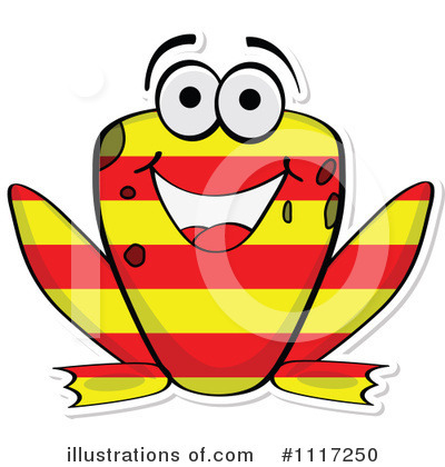 Royalty-Free (RF) Flag Frog Clipart Illustration by Andrei Marincas - Stock Sample #1117250