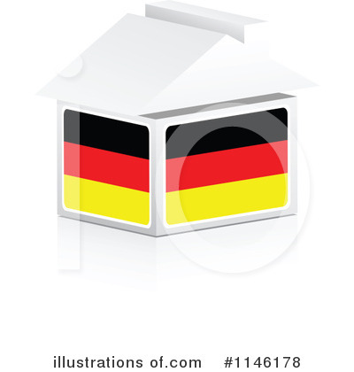 German Flag Clipart #1146178 by Andrei Marincas
