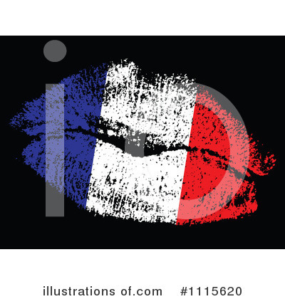 Royalty-Free (RF) Flag Kiss Clipart Illustration by Andrei Marincas - Stock Sample #1115620