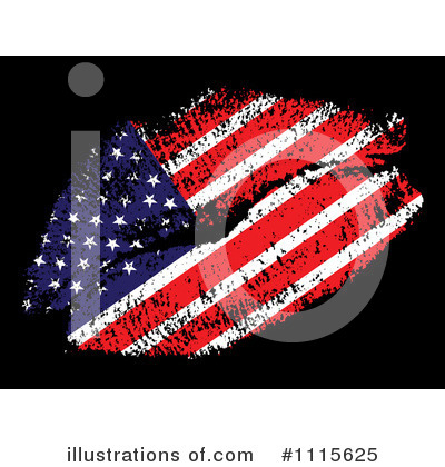 American Flag Clipart #1115625 by Andrei Marincas