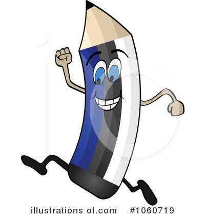 Royalty-Free (RF) Flag Pencil Clipart Illustration by Andrei Marincas - Stock Sample #1060719