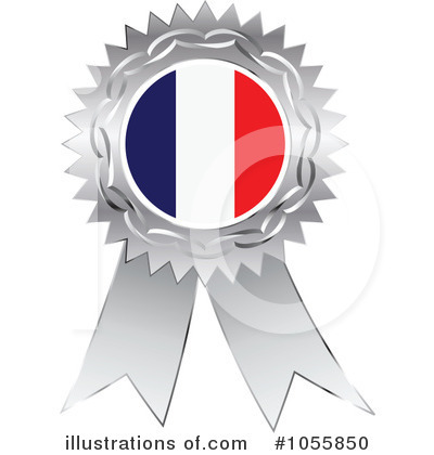 Royalty-Free (RF) Flag Ribbon Clipart Illustration by Andrei Marincas - Stock Sample #1055850
