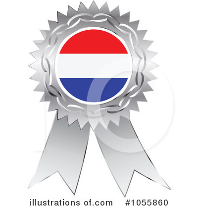 Royalty-Free (RF) Flag Ribbon Clipart Illustration by Andrei Marincas - Stock Sample #1055860