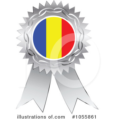 Royalty-Free (RF) Flag Ribbon Clipart Illustration by Andrei Marincas - Stock Sample #1055861